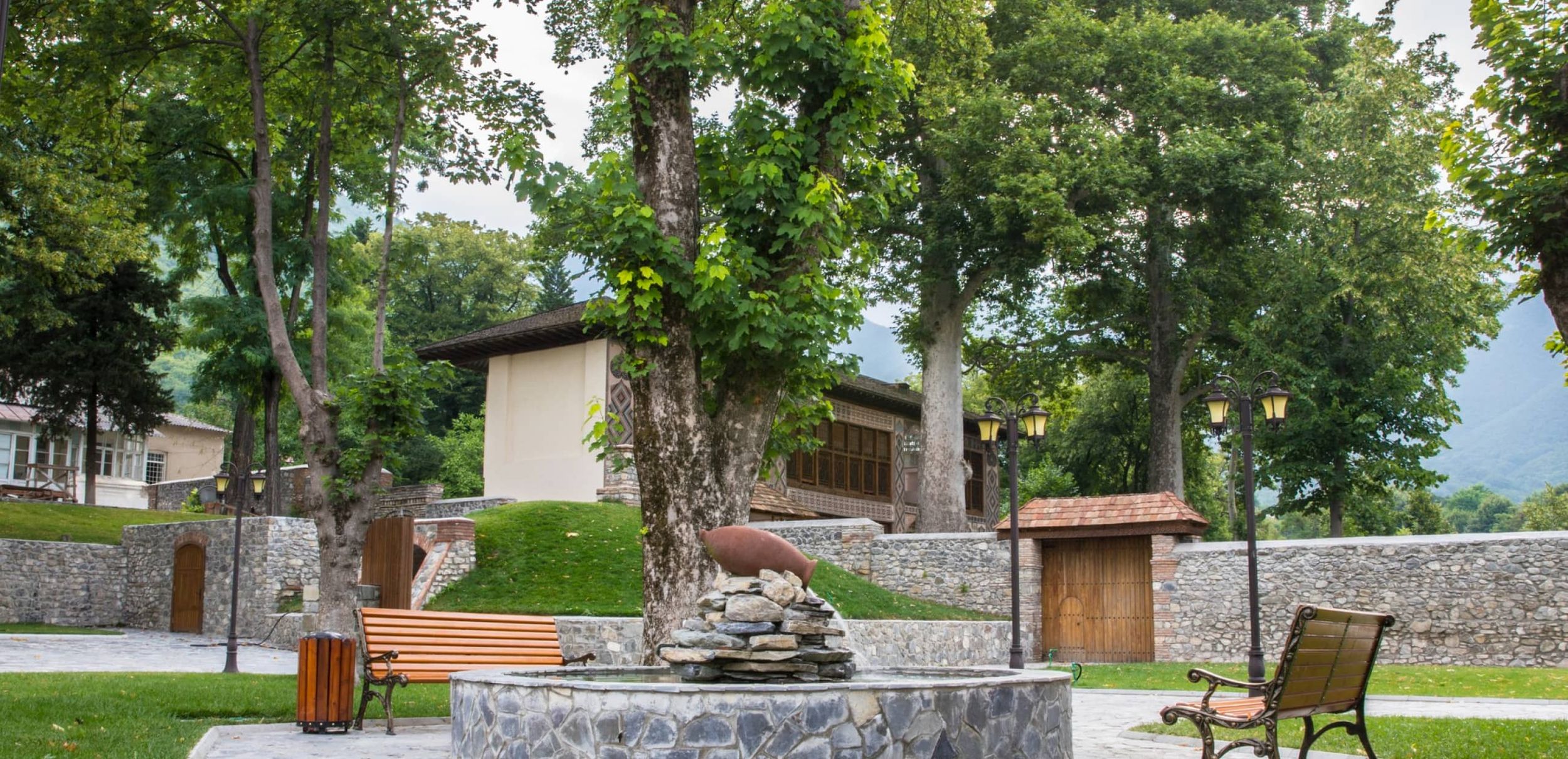 beautiful outdoor view landscaped